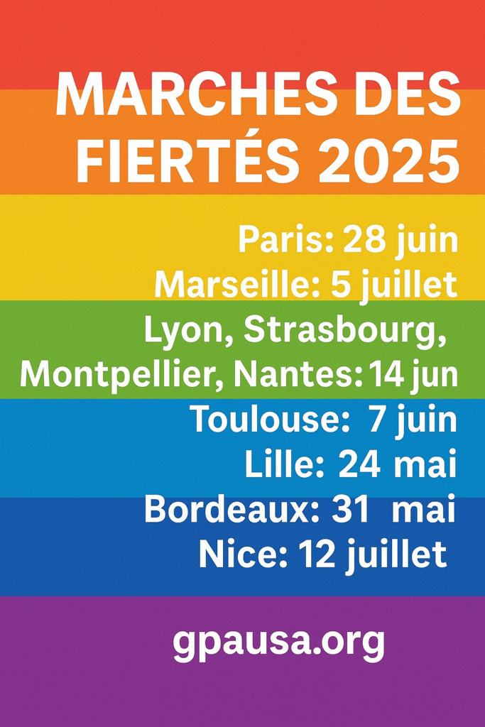 marche des fiertés pride month 2025